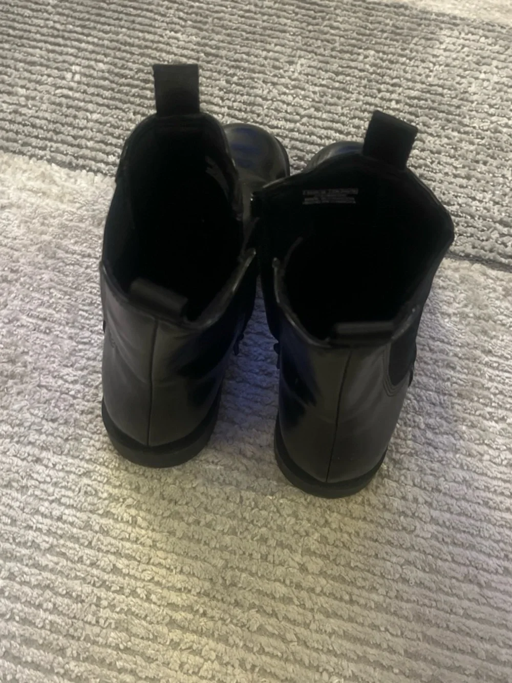 Zara Kids Black Pull-On Chelsea Boots